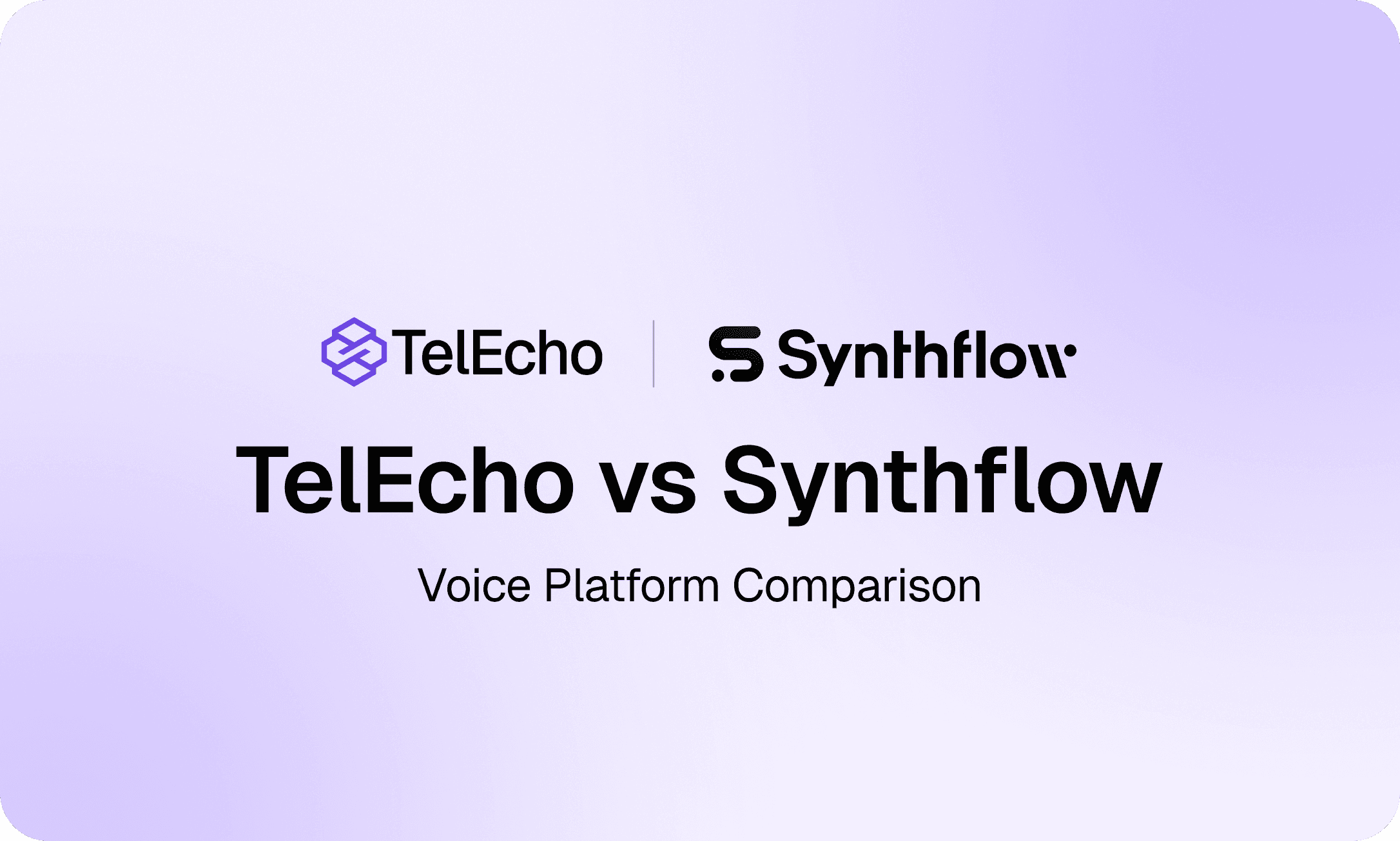 TelEcho vs Synthflow Comparison